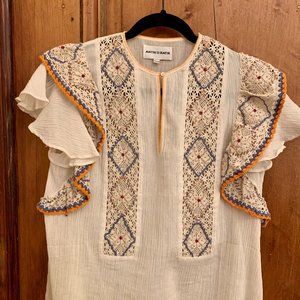 Antik Batik Embroidered Colas Tee